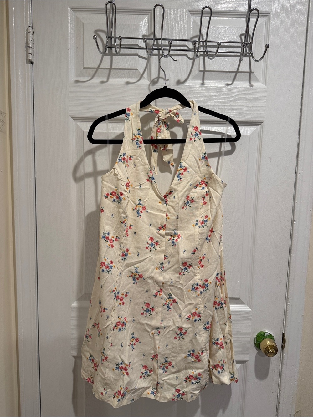 Women’s Cream Floral Dress